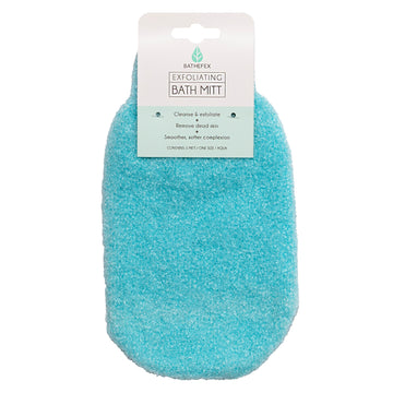 Bathefex Exfoliating Bath Mitt - Aqua