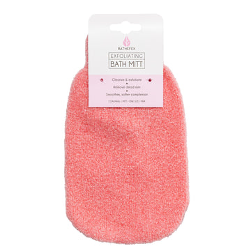 Bathefex Exfoliating Bath Mitt - Pink